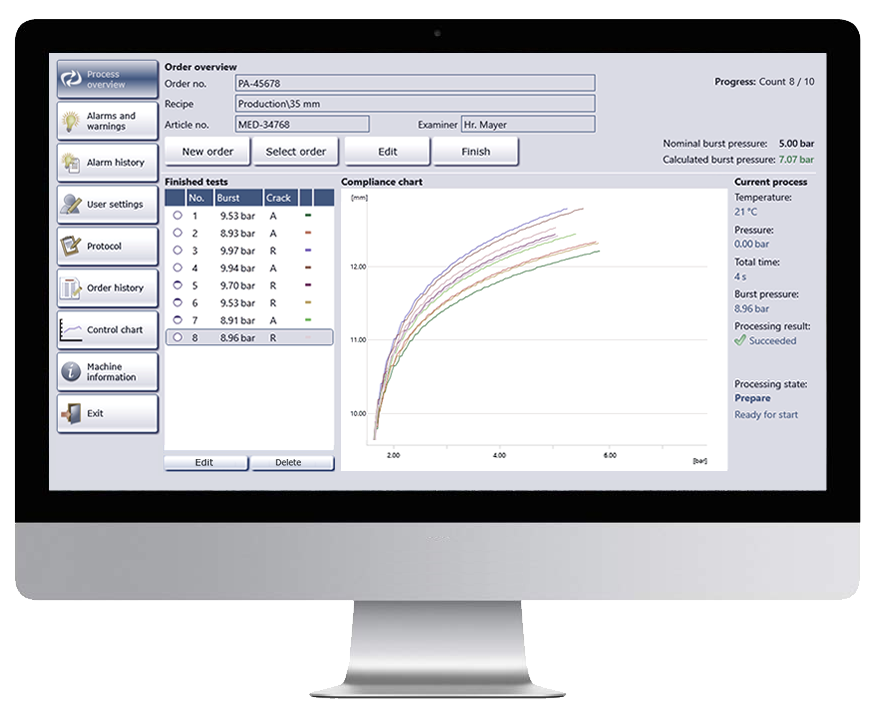 Batch management and process data recording for FDA/GAMP-compliant HMIs